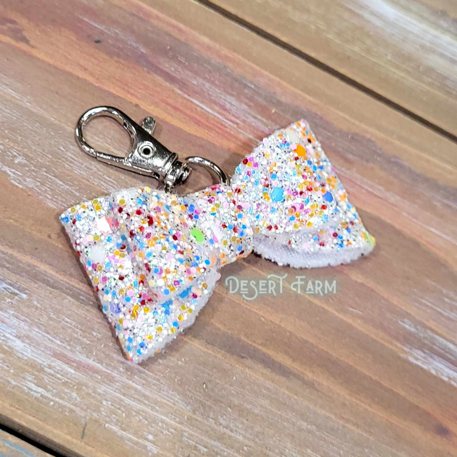 Leather Tassel Keychains and Bows