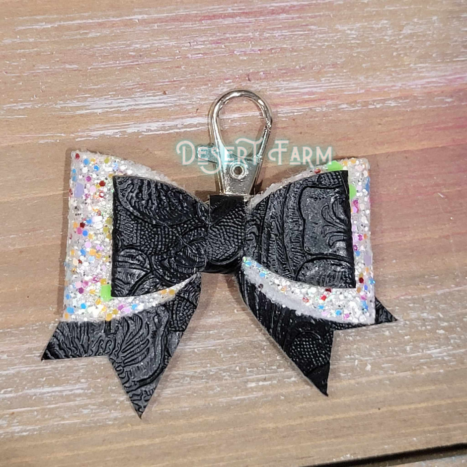 Leather Tassel Keychains and Bows