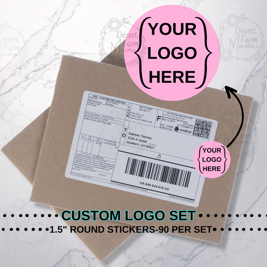 Packaging Stickers- YOUR OWN LOGO