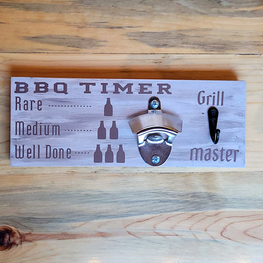 Bottle opener-BBQ Timer