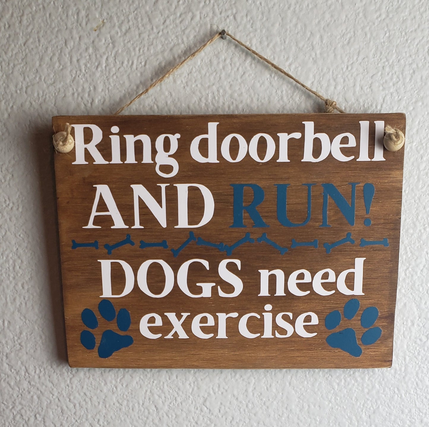 Ring doorbell..RUN