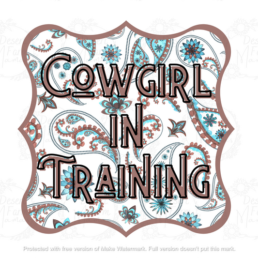 PNG Cowgirl in training