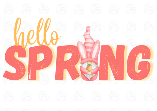 PNG Gnome Hello Spring